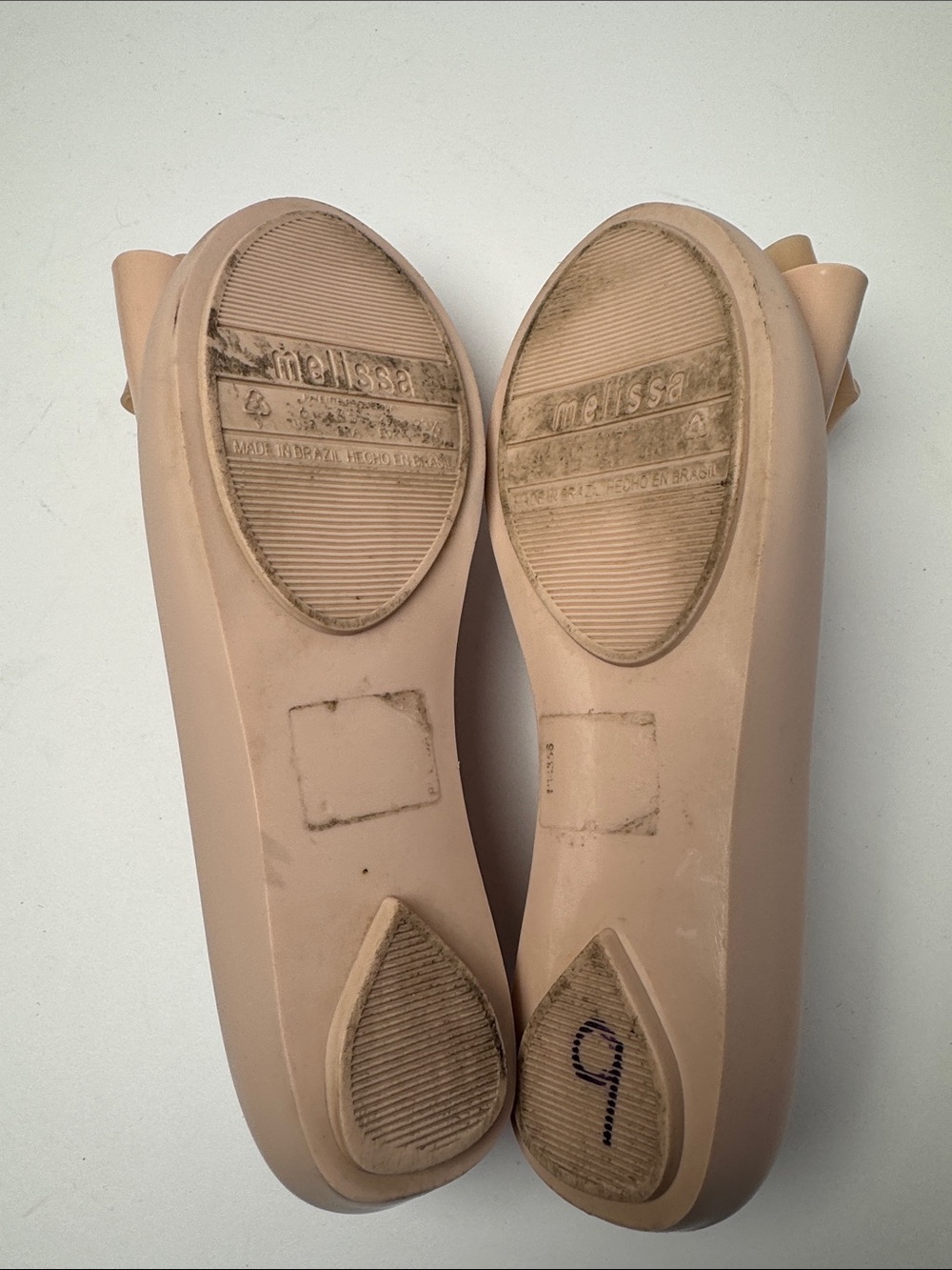 MELISSA Women's Ultragirl Sweet Blush Pink Bow Ballet Flats Scented Shoes 6 / 37 - Picture 9 of 12